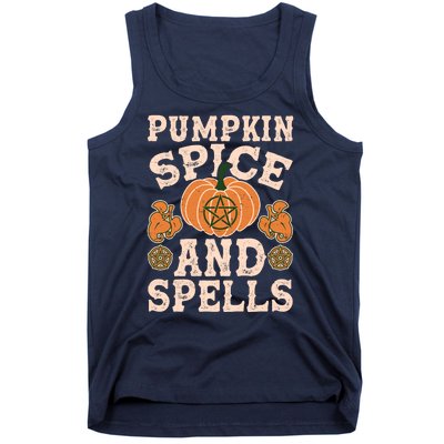 Halloween Pumpkin Spice And Spells Tank Top