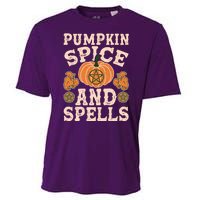 Halloween Pumpkin Spice And Spells Cooling Performance Crew T-Shirt