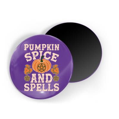 Halloween Pumpkin Spice And Spells Magnet