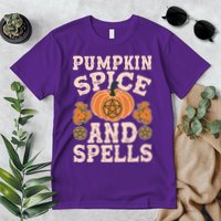 Halloween Pumpkin Spice And Spells Premium T-Shirt