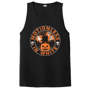 Halloween Pumpkin Scary Funny Motionlesses In White PosiCharge Competitor Tank