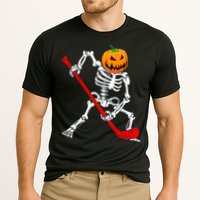 Hockey Player Skeleton Halloween Pumkin Costume For Boy Cooling Performance Crew T-Shirt