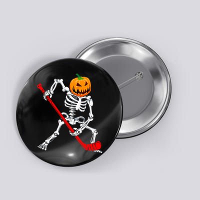 Hockey Player Skeleton Halloween Pumkin Costume For Boy Button
