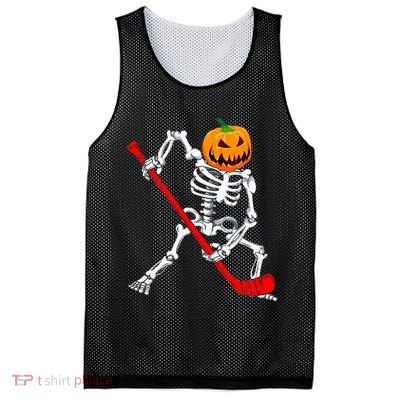 Hockey Player Skeleton Halloween Pumkin Costume For Boy Mesh Reversible Basketball Jersey Tank