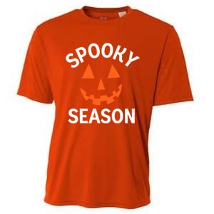 Halloween Pumpkin SpookySeason Design Funny Gift Cooling Performance Crew T-Shirt