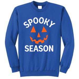 Halloween Pumpkin SpookySeason Design Funny Gift Sweatshirt