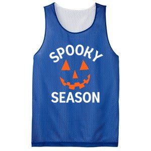 Halloween Pumpkin SpookySeason Design Funny Gift Mesh Reversible Basketball Jersey Tank