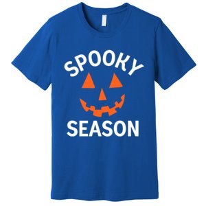 Halloween Pumpkin SpookySeason Design Funny Gift Premium T-Shirt