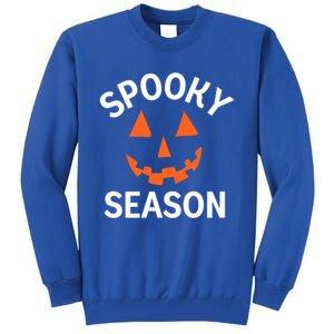 Halloween Pumpkin SpookySeason Design Funny Gift Tall Sweatshirt