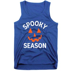 Halloween Pumpkin SpookySeason Design Funny Gift Tank Top