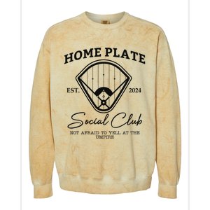 Home Plate Social Club Baseball Mom Colorblast Crewneck Sweatshirt