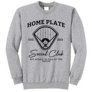 Home Plate Social Club Baseball Mom Tall Sweatshirt