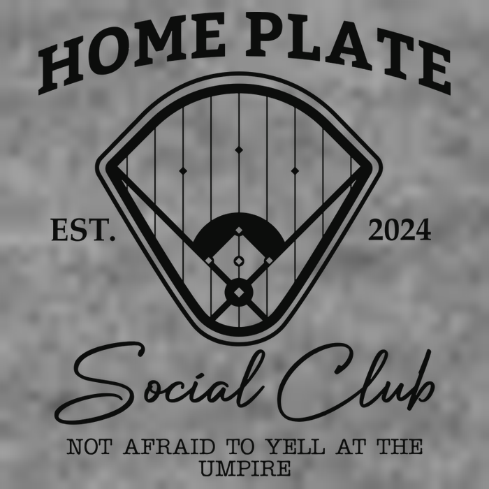 Home Plate Social Club Baseball Mom Toddler Sweatshirt
