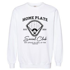 Home Plate Social Club Baseball Mom Garment-Dyed Sweatshirt