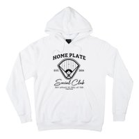 Home Plate Social Club Baseball Mom Hoodie