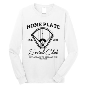 Home Plate Social Club Baseball Mom Long Sleeve Shirt