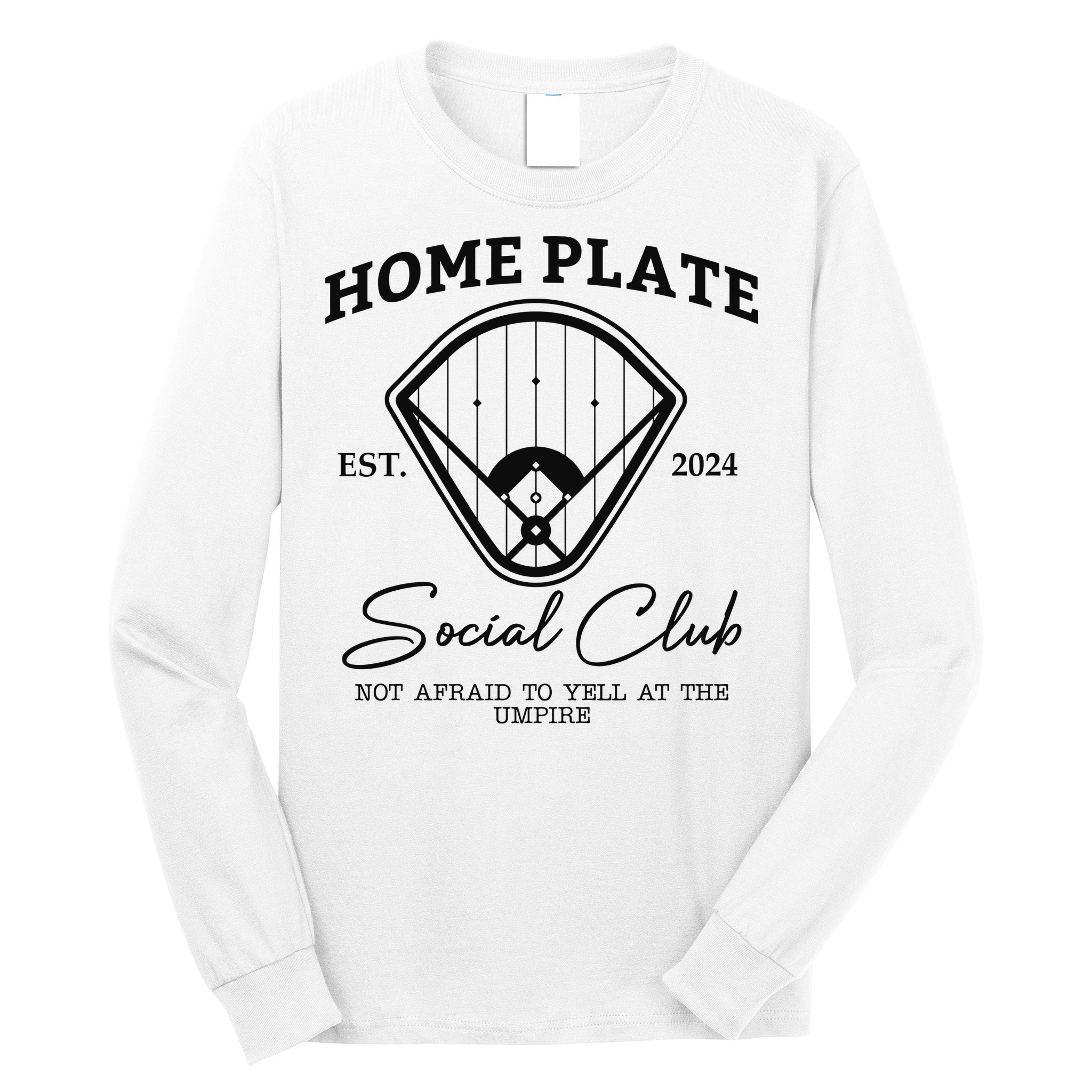 Home Plate Social Club Baseball Mom Long Sleeve Shirt