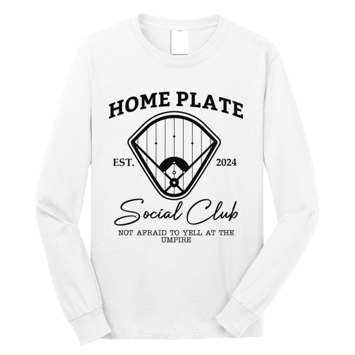 Home Plate Social Club Baseball Mom Long Sleeve Shirt