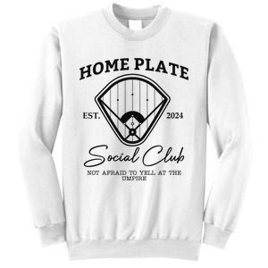 Home Plate Social Club Baseball Mom Sweatshirt