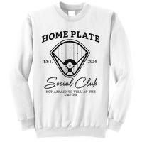 Home Plate Social Club Baseball Mom Sweatshirt