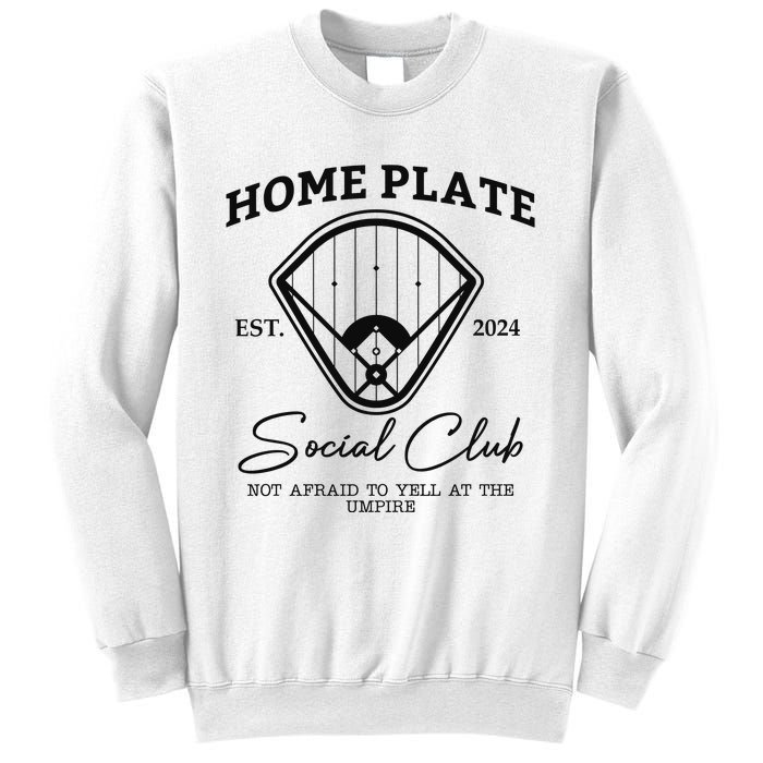 Home Plate Social Club Baseball Mom Sweatshirt