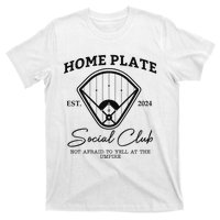 Home Plate Social Club Baseball Mom T-Shirt