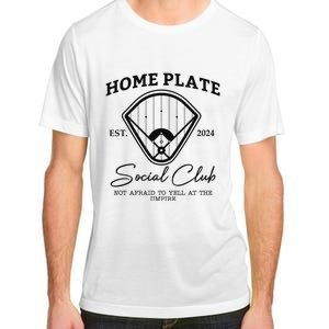 Home Plate Social Club Baseball Mom Adult ChromaSoft Performance T-Shirt