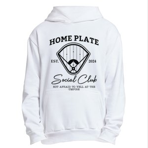 Home Plate Social Club Baseball Mom Urban Pullover Hoodie