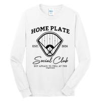 Home Plate Social Club Baseball Mom Tall Long Sleeve T-Shirt