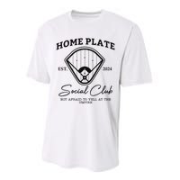 Home Plate Social Club Baseball Mom Performance Sprint T-Shirt