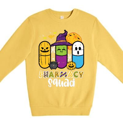 Halloween Pharmacy Squad Pills Costume Pharmacist Women Premium Crewneck Sweatshirt