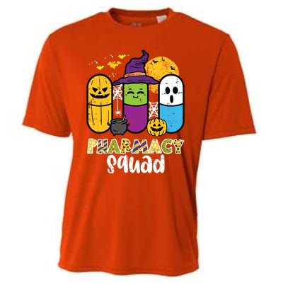 Halloween Pharmacy Squad Pills Costume Pharmacist Women Cooling Performance Crew T-Shirt