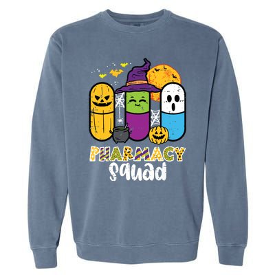 Halloween Pharmacy Squad Pills Costume Pharmacist Women Garment-Dyed Sweatshirt