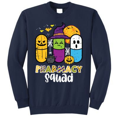 Halloween Pharmacy Squad Pills Costume Pharmacist Women Tall Sweatshirt