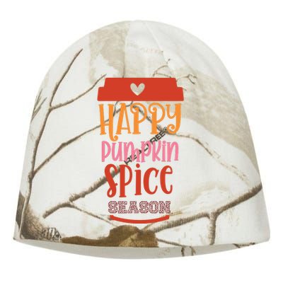 Happy Pumpkin Spice Season Kati - Camo Knit Beanie