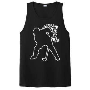 Hockey Player St Patricks Day Meaningful Gift PosiCharge Competitor Tank