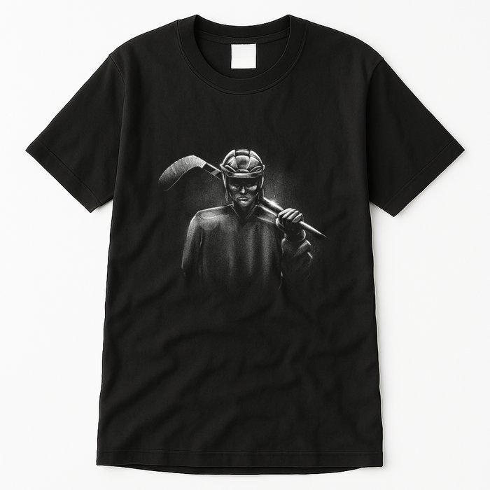 Hockey Player Sketch Tall T-Shirt