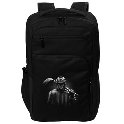 Hockey Player Sketch Impact Tech Backpack