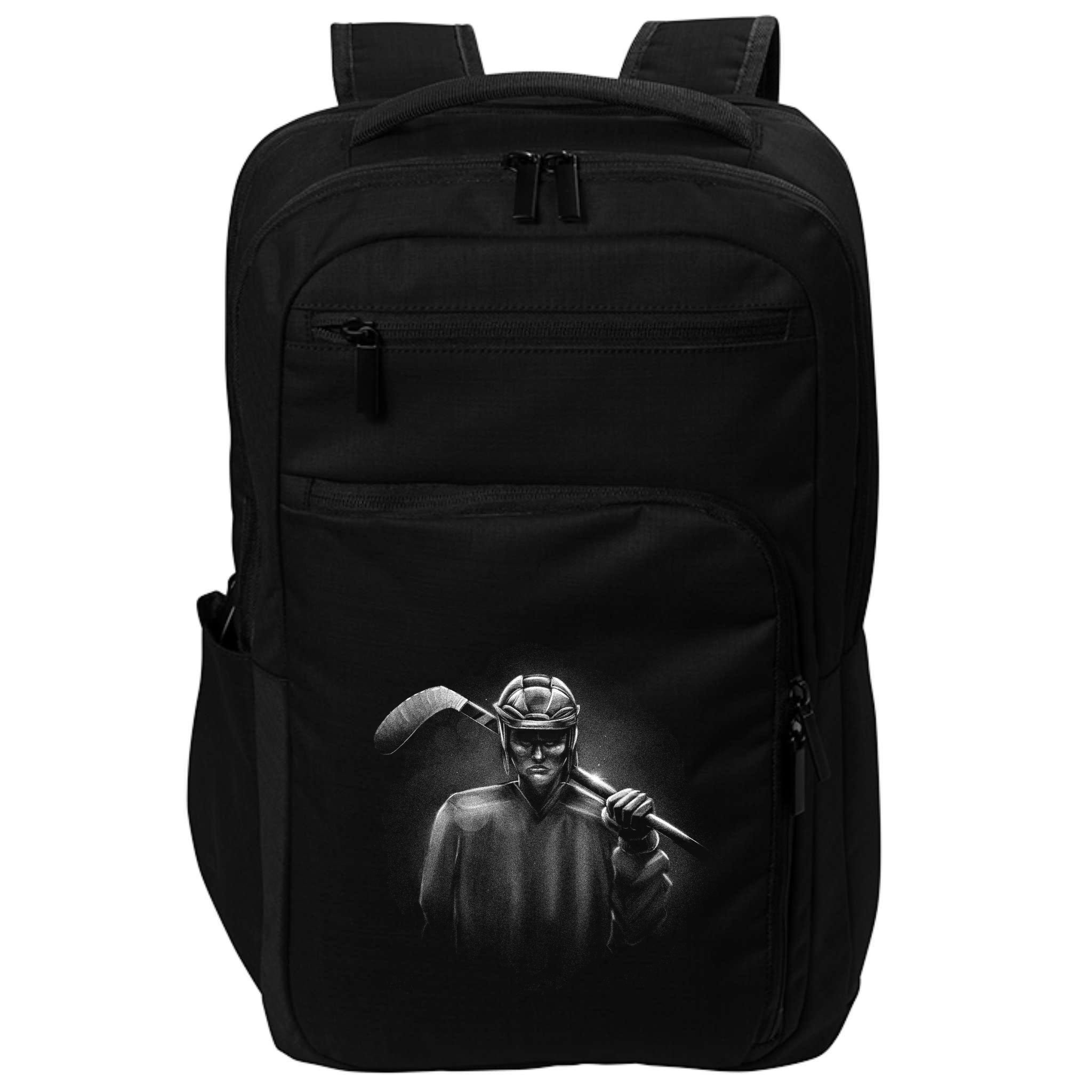 Hockey Player Sketch Impact Tech Backpack