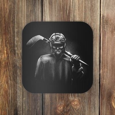 Hockey Player Sketch Coaster