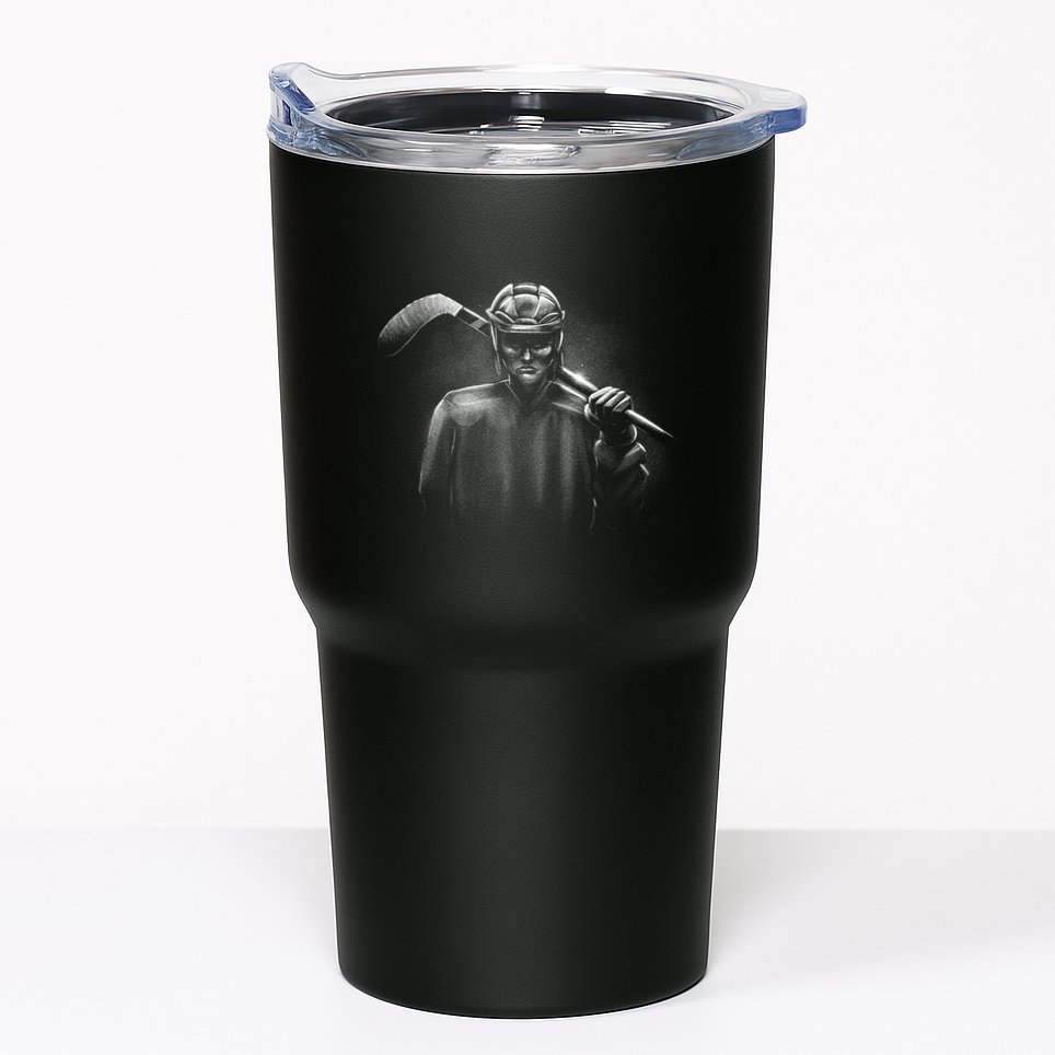 Hockey Player Sketch Tumbler