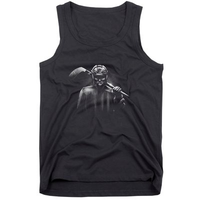 Hockey Player Sketch Tank Top