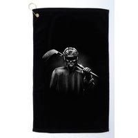 Hockey Player Sketch Golf Towel