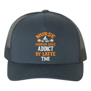 Halloween Pumpkin Spice Latte Nurse Coffee Lover Gift Yupoong Adult 5-Panel Trucker Hat