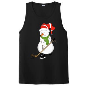 Hockey Playing Snow Gift PosiCharge Competitor Tank