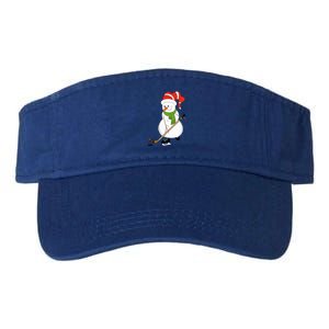 Hockey Playing Snow Gift Valucap Bio-Washed Visor