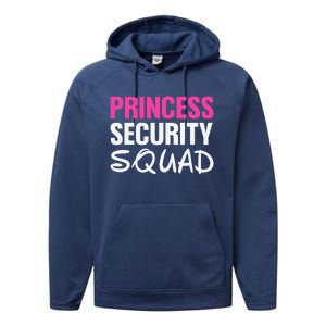 Halloween Princess Security Squad Performance Fleece Hoodie