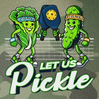 Hilarious Pickleball Swag Featuring Lettuce Pickle Players Legacy Tie Dye Trucker Hat
