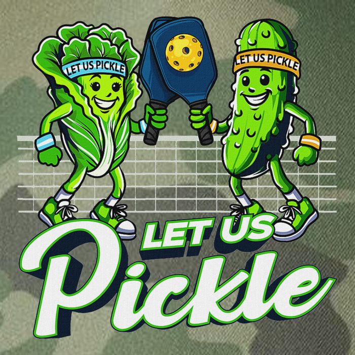 Hilarious Pickleball Swag Featuring Lettuce Pickle Players Legacy Tie Dye Trucker Hat