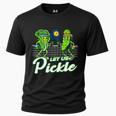 Hilarious Pickleball Swag Featuring Lettuce Pickle Players Performance Shirt